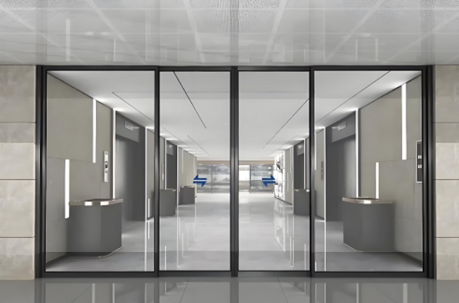 平凉详解感应门的机组_轨道_传感器选型！